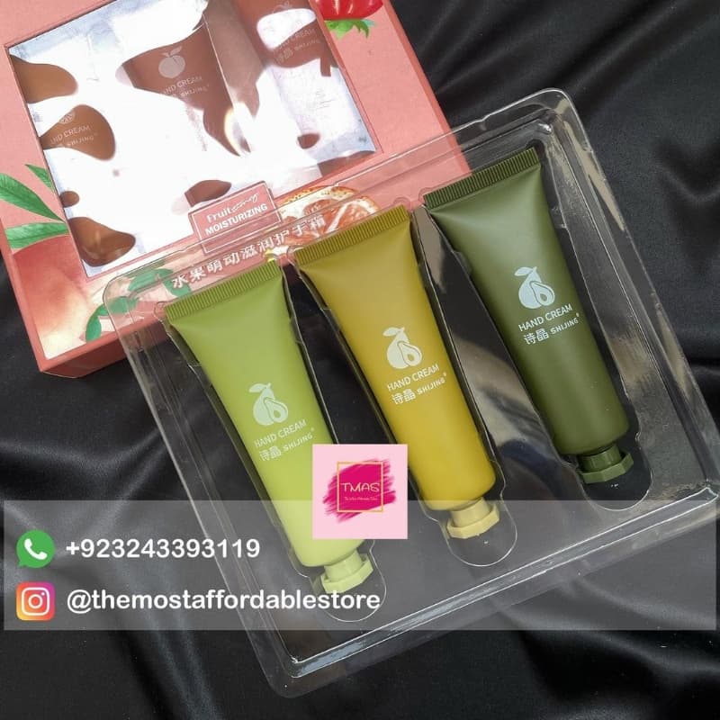 Bio Aqua Pack of 3 Hand Cream 🥑🍓