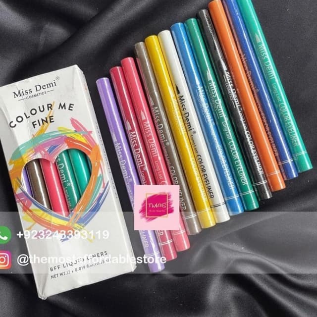 Miss Demi Colourful Eyeliner Markers