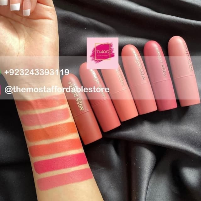 Miss Rose Bullet Lipsticks