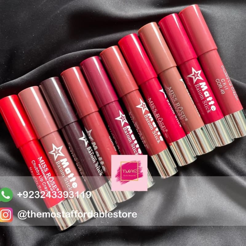 Miss Rose Crayon lipsticks