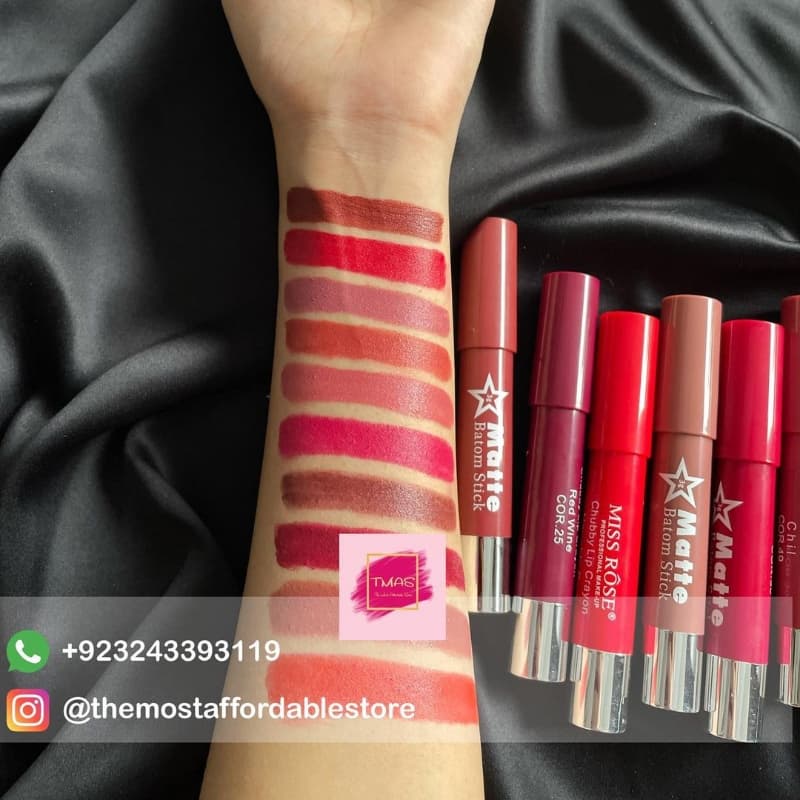 Miss Rose Crayon lipsticks