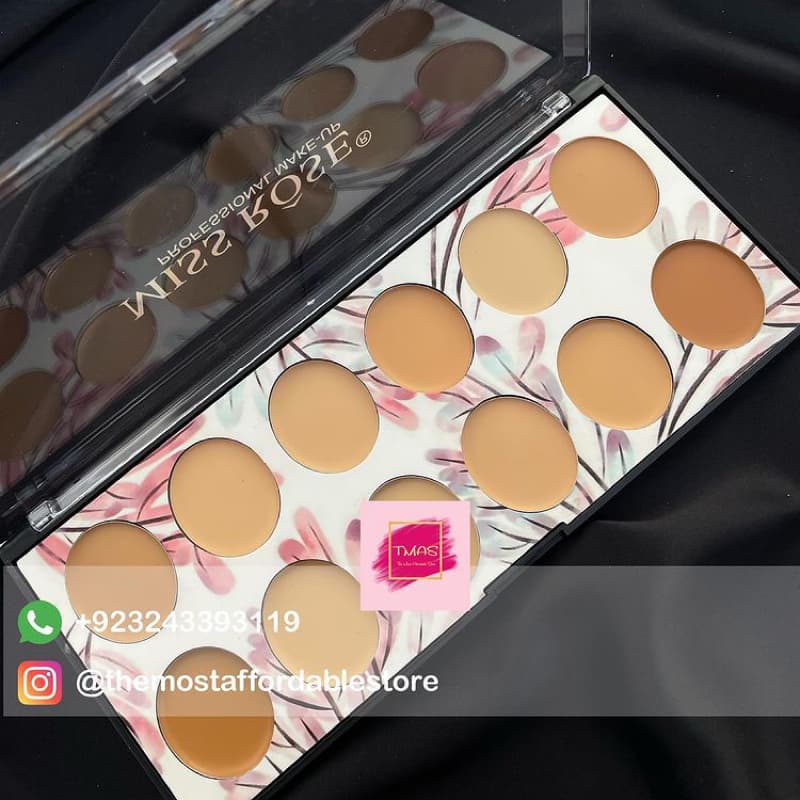 Miss Rose Cream Concealer and Contour Palette