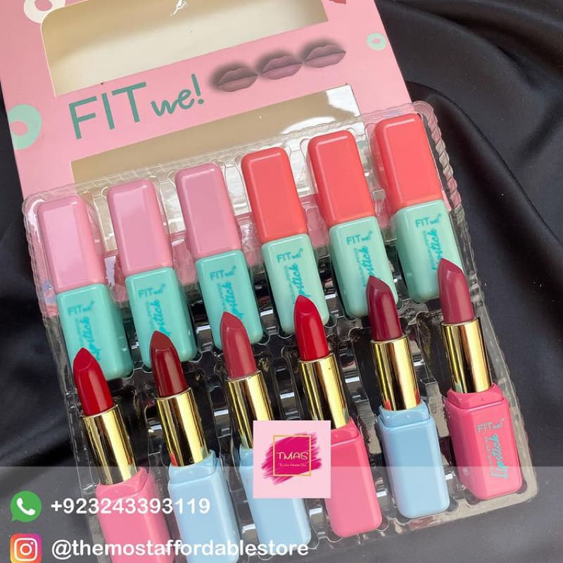 FIT ME Pack of 12 Bullet Lipsticks