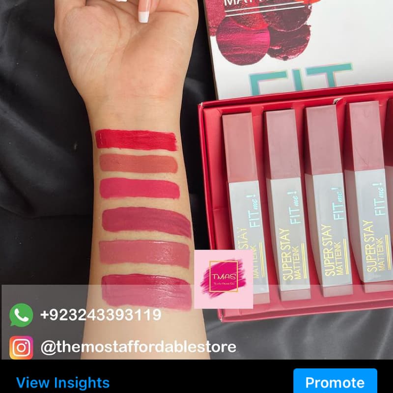 Fit me Super Stay Matte Ink lipglosses