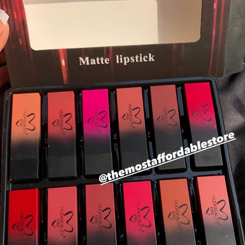 Huda Beauty Pack Of 12 Lipstick