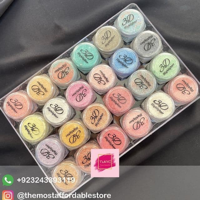 Pack of 24 3D Highlighters