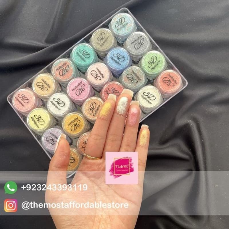 Pack of 24 3D Highlighters