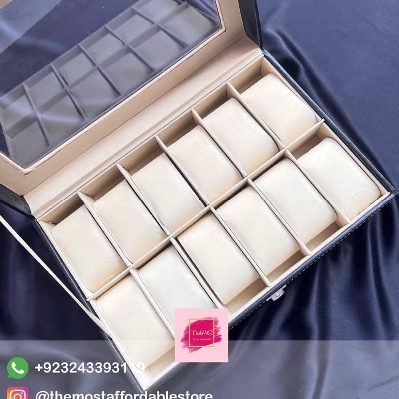 Unisex Watches Organiser   Space for 12 watches